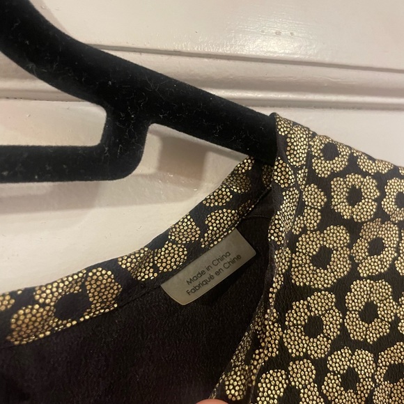 Equipment Riley Metallic Floral-Print Tee - Picture 3 of 10